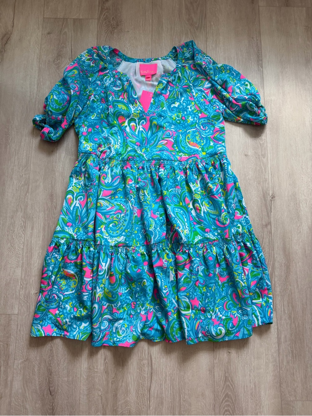 Lilly Pulitzer Shannon Tiered Swing Dress in Hey Gull Friend, NWT